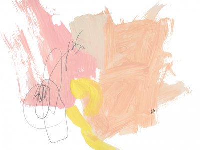 Modern Abstract Pastel by Bronwyn Baker