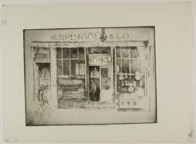 Chicago - The Pawnbroker by Bror Julius Olsson Nordfeldt