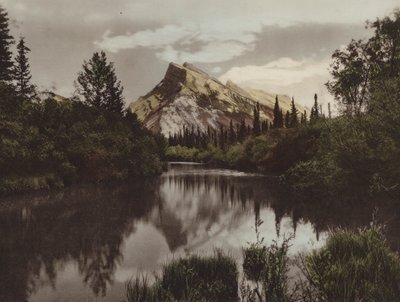 Mount Rundle, Banff, Alt 9,665 Feet by Byron Hill Harmon
