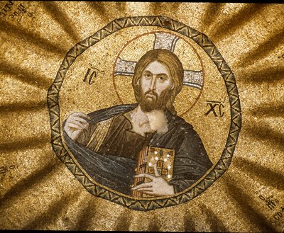 Christ Pantocrator (or Christ in glory) (Mosaic) by Byzantine