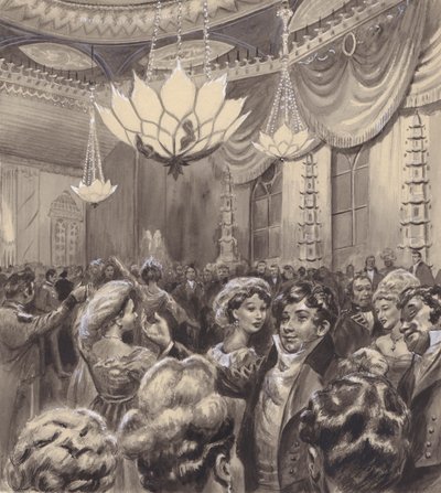 The Prince Regent at the Brighton Pavilion by C.L. Doughty