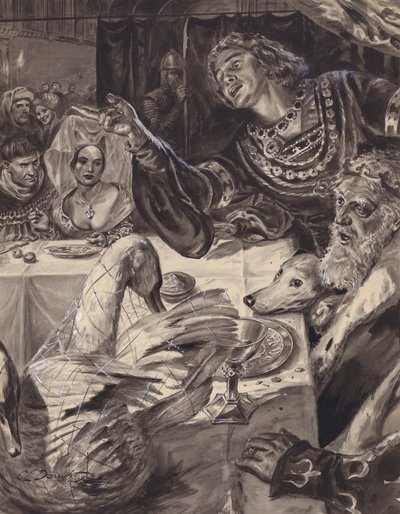 The young Prince of Wales swears to fight the Scots by C.L. Doughty