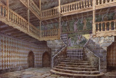The Castle of Fenis, near Nus, Val D