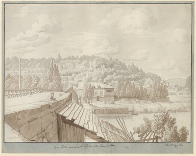 View from Sevres of the Old Seine Bridge with the Park in Saint Cloud in the Background by Christoffer Wilhelm Eckersberg