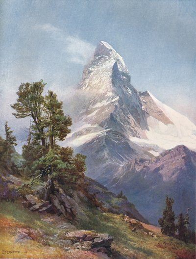 The Matterhorn from Riffelberg, 1917 by C Angerer and Goschl