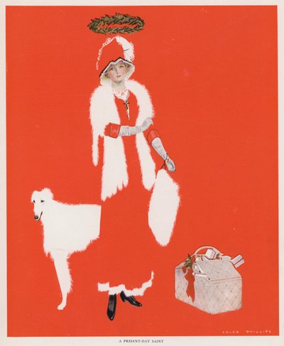 Coles Phillips Girl, A Present-Day Saint by C. Coles Phillips