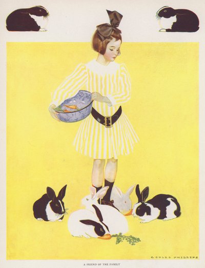 Coles Phillips Girl, a Friend of the Family by C. Coles Phillips