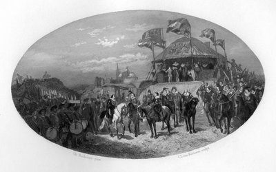 The Capture of s-Hertogenbosch by Frederik Hendrik of Orange, Netherlands, 1629, c1870 by Domenico del Barbiere