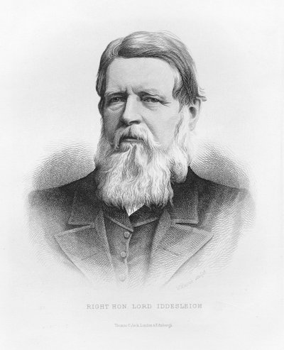 Portrait of Right Hon Lord Iddesleigh by C. Laurie