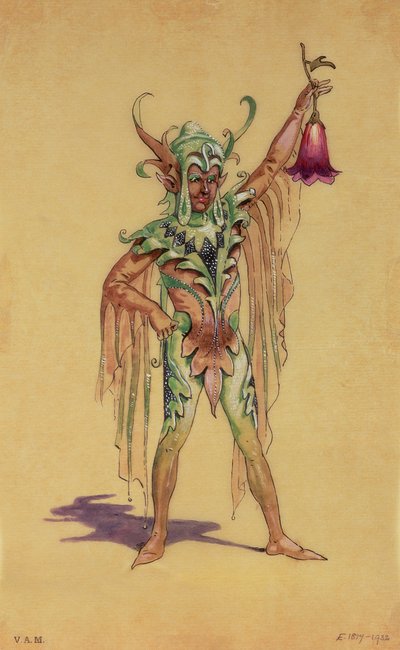 Robin Goodfellow, the Puck, Costume Design for A Midsummer Night