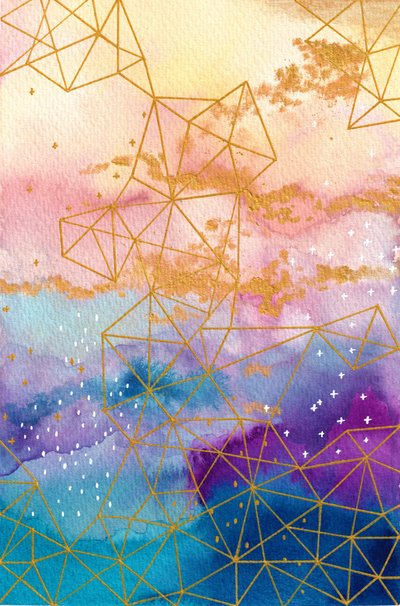 Celestial Gradient Geometry by Camille Contini