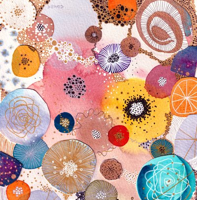 Vibrant Organic Whimsy by Camille Contini