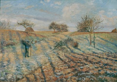 Hoarfrost by Camille Pissarro