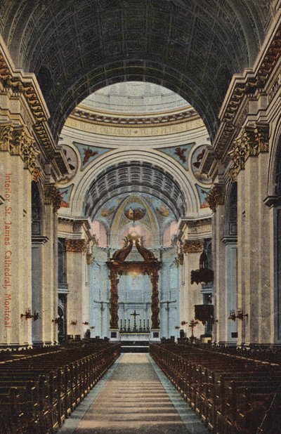 Interior, St James Cathedral, Montreal, Canada by Canadian Photographer