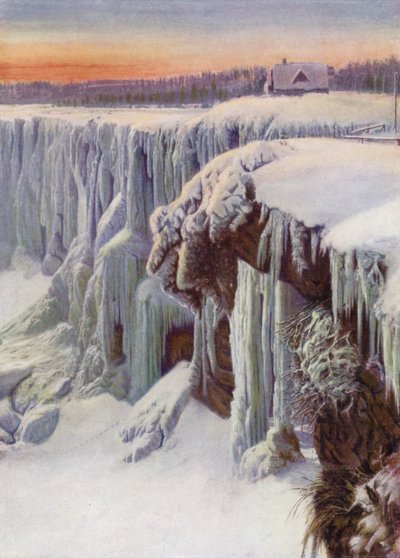 Niagara Falls frozen in winter by Canadian Photographer