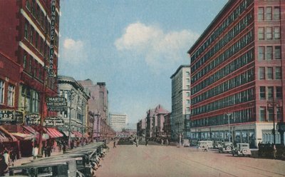 Portage Avenue looking East, Winnipeg, Manitoba, Canada by Canadian Photographer