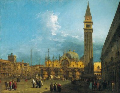 Piazza San Marco looking East towards the Basilica and the Campanile by Canaletto