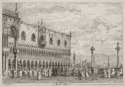The Stone of the Proclamation. V. [lower right] by Canaletto
