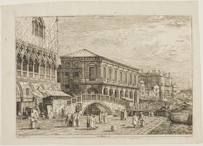 Le Preson. V., from Vedute by Canaletto