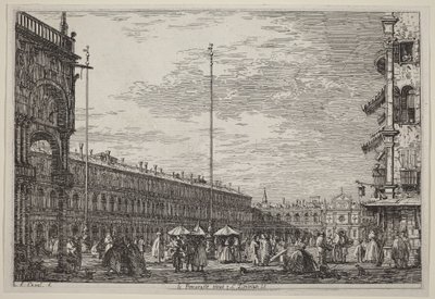 The New Procuratie and S. Ziminian V. by Canaletto