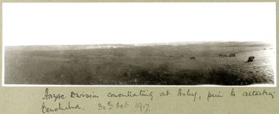 ANZAC Division Concentrating at Asluj Prior to Attacking Beersheba by Capt. Arthur Rhodes
