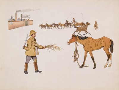 Off to the Chevril Factory (from The Leaguer of Ladysmith, 1900) by Captain Clive Dixon