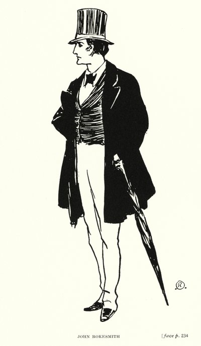 Dickens character: John Rokesmith by Captain Edward Henry Handley Read