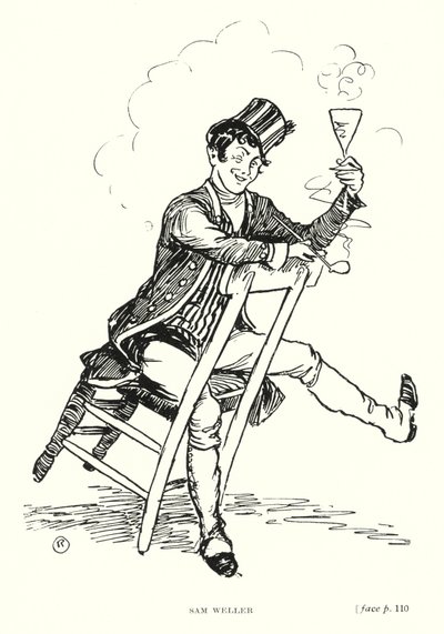 Dickens character: Sam Weller by Captain Edward Henry Handley Read