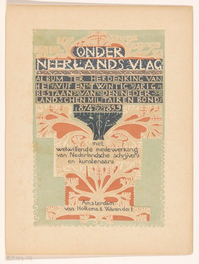 Title Page for: Under the Dutch Flag, 1899 by Carel Adolph Lion Cachet