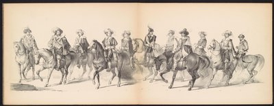Masquerade of the Leiden Students, 1850 (Plate 7) by Carel Christiaan Antony Last