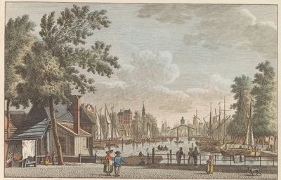 Leuvehaven in Rotterdam, ca. 1790 by Carel Frederik Bendorp (I)