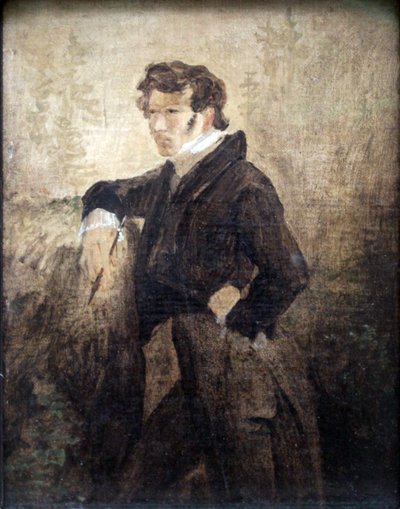 Self-portrait by Carl Blechen