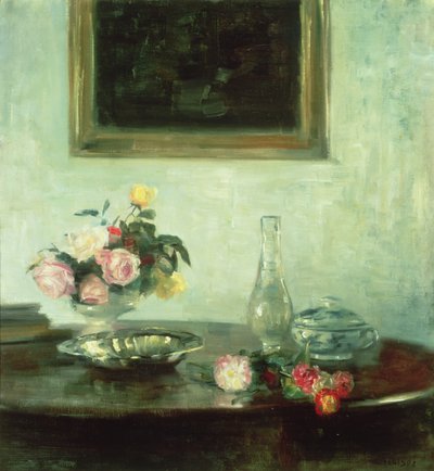 Still Life with Roses by Carl Holsoe
