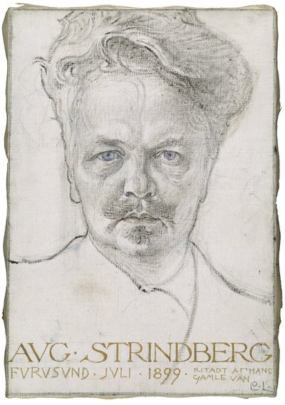 August Strindberg by Carl Larsson