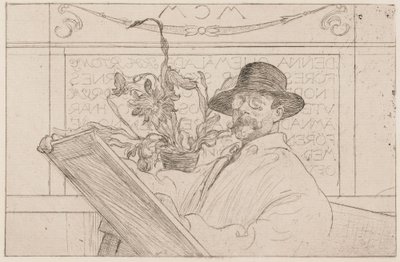 Self-Portrait by Carl Larsson