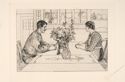 Self-portrait as an Etcher by Carl Larsson