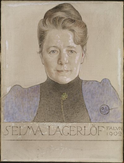 The Author Selma Lagerlöf by Carl Larsson