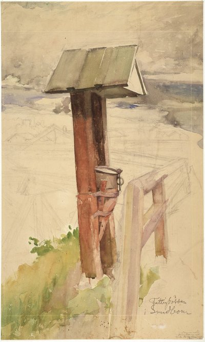 The Poor-Box at Sundborn by Carl Larsson