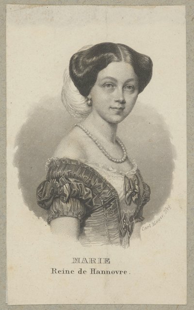 Mary of Hanover (1776 London - 1857 London) - Princess of Great Britain and Ireland, Hanover and Brunswick-Lüneburg, and by marriage Duchess of Gloucester and Edinburgh by Carl Mayer