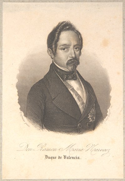 Ramon Maria Narvaez Spanish General by Carl Mayer