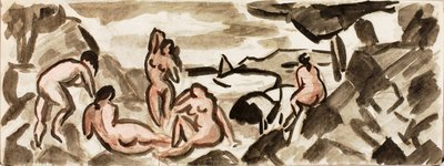 Group of Female Nudes by Carl Newman