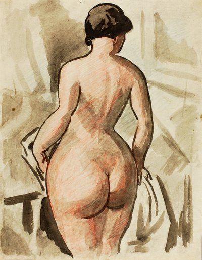 Standing Female Nude by Carl Newman