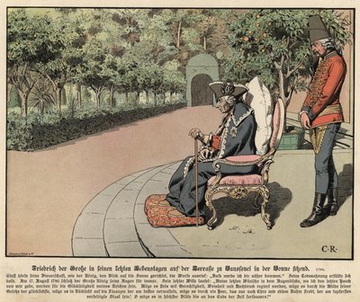 Frederick the Great of Prussia in old age by Carl Röchling
