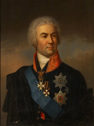 Portrait of Count Pyotr Zavadovsky 1739-1812, 1849 by Carl Schulz