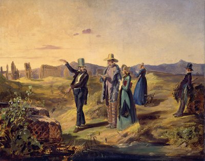Englishmen in the Campagna by Carl Spitzweg