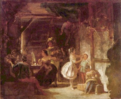 Behind the Scenes by Carl Spitzweg