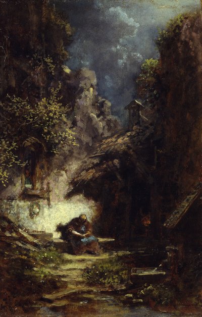 Reading Hermit by Carl Spitzweg