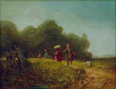 Sunday Walk by Carl Spitzweg