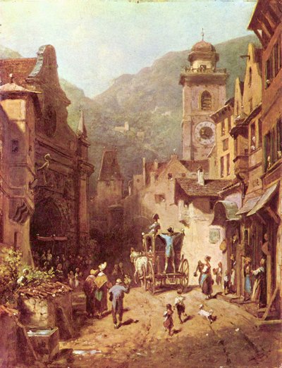 The Visit of the Local Prince by Carl Spitzweg