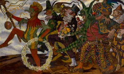 Carnival Parade (Mask Procession) by Carl Strathmann